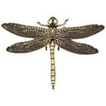 thumbnail image 2 of ETEREAUTY Brass Dragonfly Wall Figurine Copper Multi 1Set, 2 of 7