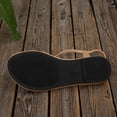 thumbnail image 6 of Women's Dressy Bow Flat Sandals, Crisscross Elastic Strap Open Toe Sandals,Solid Colors Lightweight Casual Summer Sandals for Women Green 6.5, 6 of 10