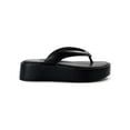 thumbnail image 2 of No Boundaries Women's Wedge Flip Flop Sandals, 2 of 6