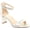 Light Gold/Light Gold Synthetic, variant on Women's Nine West Pruce Ankle Strap Sandal