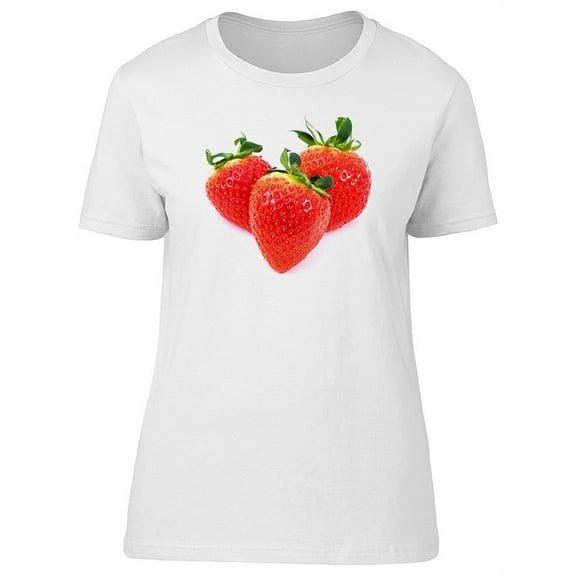 Fresh Strawberries  T-Shirt Women -Image by Shutterstock, Female Medium
