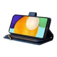 thumbnail image 2 of Case for Samsung Galaxy A52S 5G Cover Zipper Pocket Wallet Case Magnetic Protective - Blue, 2 of 5