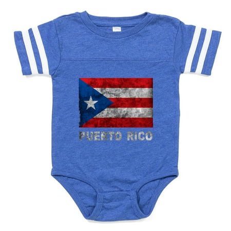 

CafePress - Puertorico6bk - Cute Infant Baby Football Bodysuit