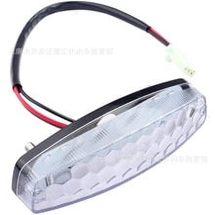 Shisuyan Led Rear Brake Light For Motorcycles Dirt Bikes And Atvs Multi-Function Tail Light For Safety And Visibility Retro Motorcycle Taillight