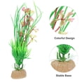 thumbnail image 3 of Unique Bargains 1pcs Fish Tank Aquarium Decorations Plants Wine Red 5.12" Plastic Plants for Aquarium Decor, 3 of 7