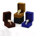 thumbnail image 3 of Fashion Velvet Round Corner Watch Box Smartwatch Storage Case Watch Display Holder Jewelry Packaging Boxes For Women Men Gift, 3 of 9