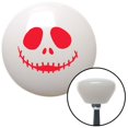 thumbnail image 1 of American Shifter  Red Jack Zippered Mouth White Retro Shift Knob with M16 x 1.5 Insert Shifter Auto, 1 of 1