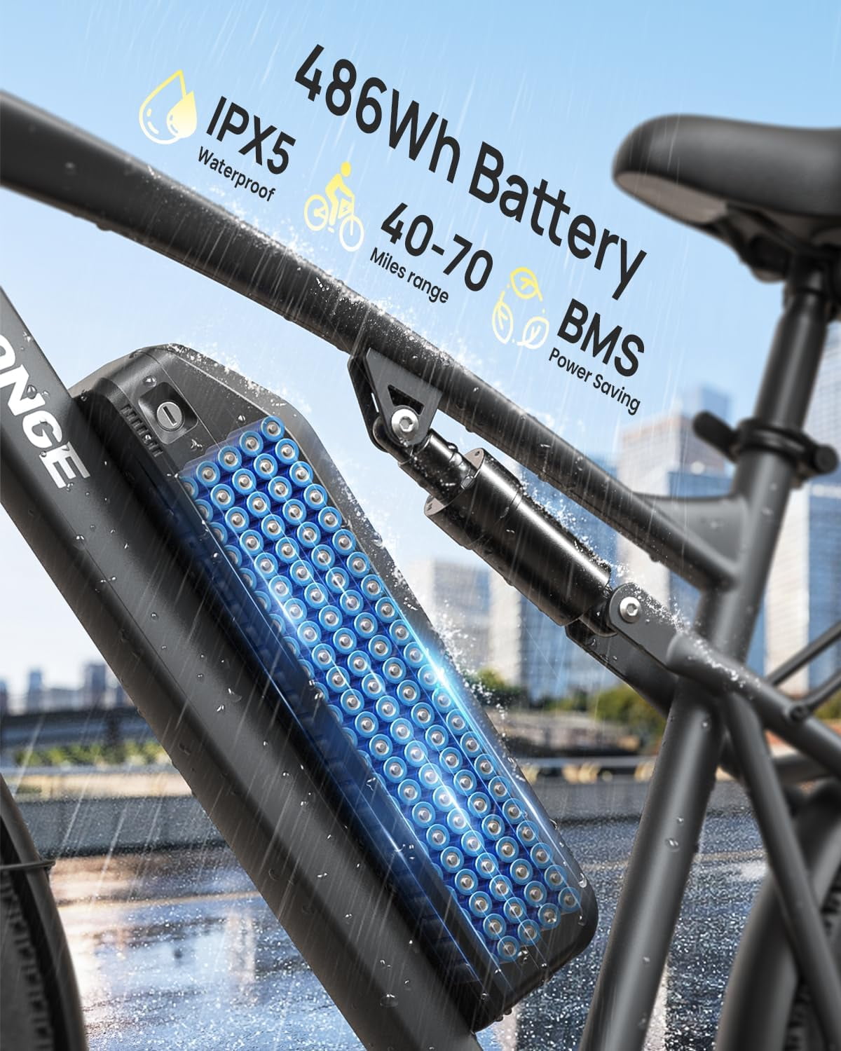 26" Electric Bikes for Adults 1000W Peak Motor up to 70 Miles Range 28 mph Max Speed Full Suspension Ebike 36V 13.5AH Removable Battery E-Mountain Bikes 7 Speed, Adjustable Handlebar, UL2849 by SGS