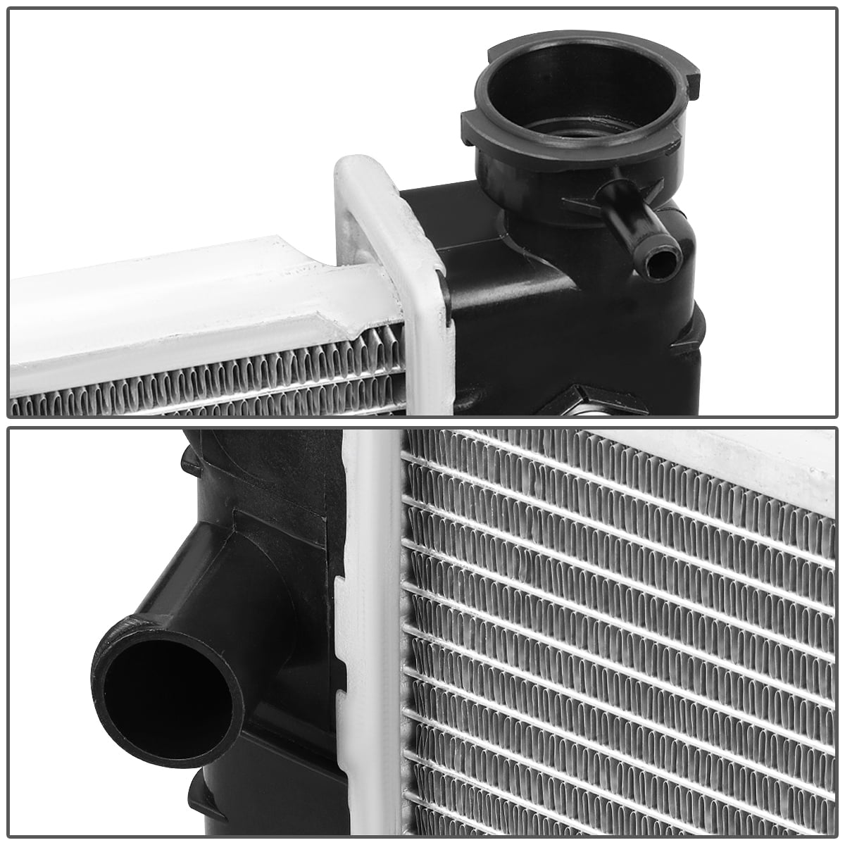 DNA Motoring OEM-RA-681 Aluminum Radiator For 1988-1994 Chevy S10 Blazer Pickup GMC S15 Jimmy Sonoma 4.3L AT