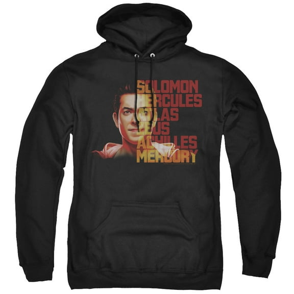 Shazam Movie Shazam Hope Adult Pullover Hoodie Sweatshirt Black