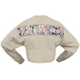 thumbnail image 3 of Women's Fanatics  Cream New York Yankees Floral Preppy Cropped Long Sleeve T-Shirt, 3 of 3