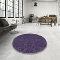thumbnail image 3 of Ahgly Company Indoor Rectangle Patterned Dark Purple Area Rugs, 8' x 12', 3 of 6