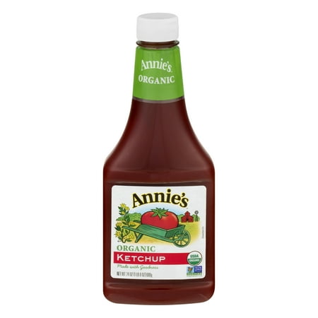 (2 Pack) Annie's Organic Gluten Free Ketchup, 24 oz Bottle