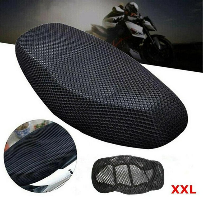 Motorcycle Seat Cushion Gel Shock Absorption 3D Honeycomb