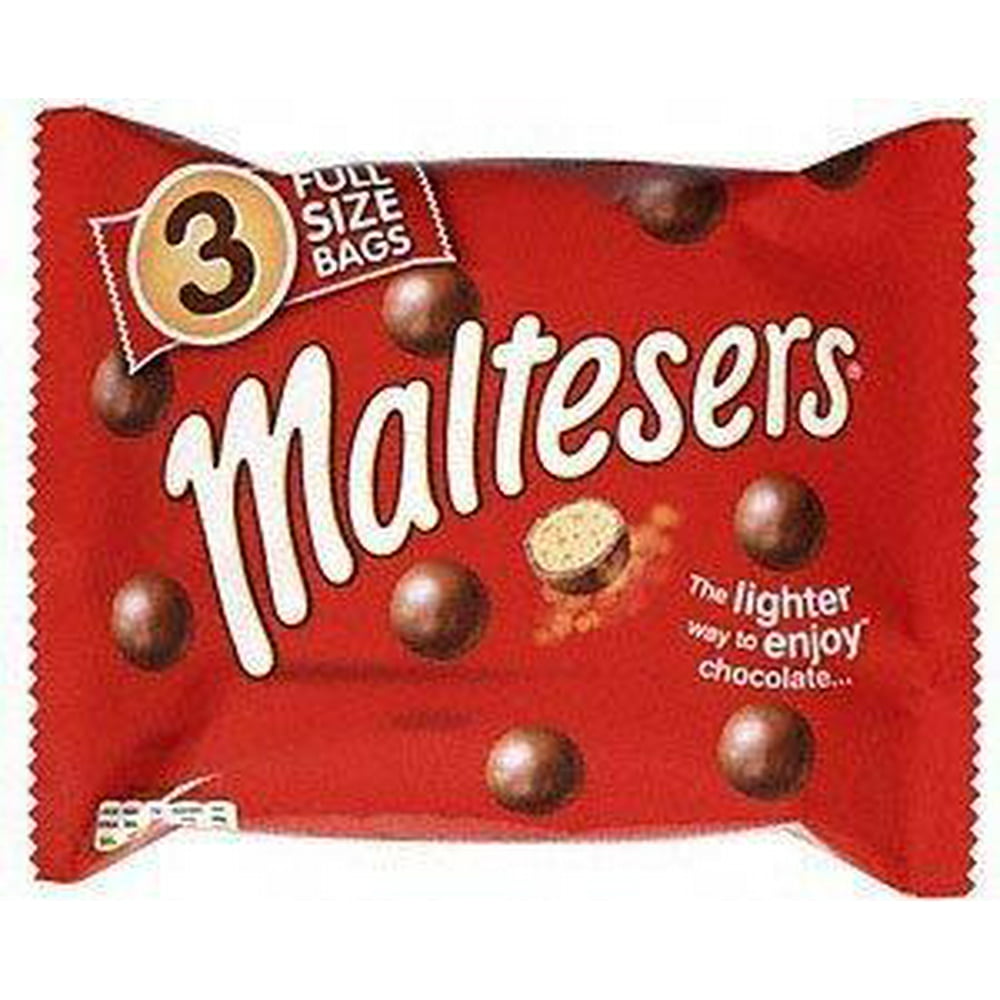 Mars Maltesers 3 Pack 37gram Pack of 6
