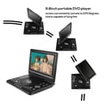 thumbnail image 3 of Portable 9.8 Inch TV Ultra-Thin Home Car Mobile DVD Player HD VCD CD MP3 HD EVD Player With TV FM USB Game Function ,high resolution screen, 3 of 7