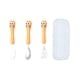 thumbnail image 1 of 3 Piezas De Utensilios Para Niños Pequeños Juego De Cubiertos Para Niños Con Mango De Silicona Cucharas Y Tenedores Seguros Para Niños, Cuchillo Silicona De Grado Alimenticio, 1 of 5