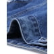 thumbnail image 5 of Chaleco de mezclilla sin mangas para mujeres de tallas grandes Agnes Orinda Azul 3X, 5 of 7
