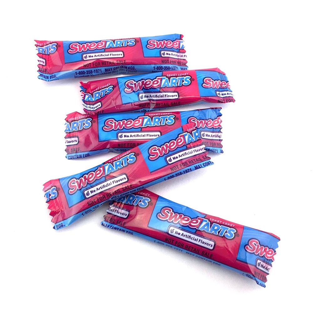 Sweet Tart Fun Size Candy Exchange Packs, 3 Candy Pack (Pack of 2