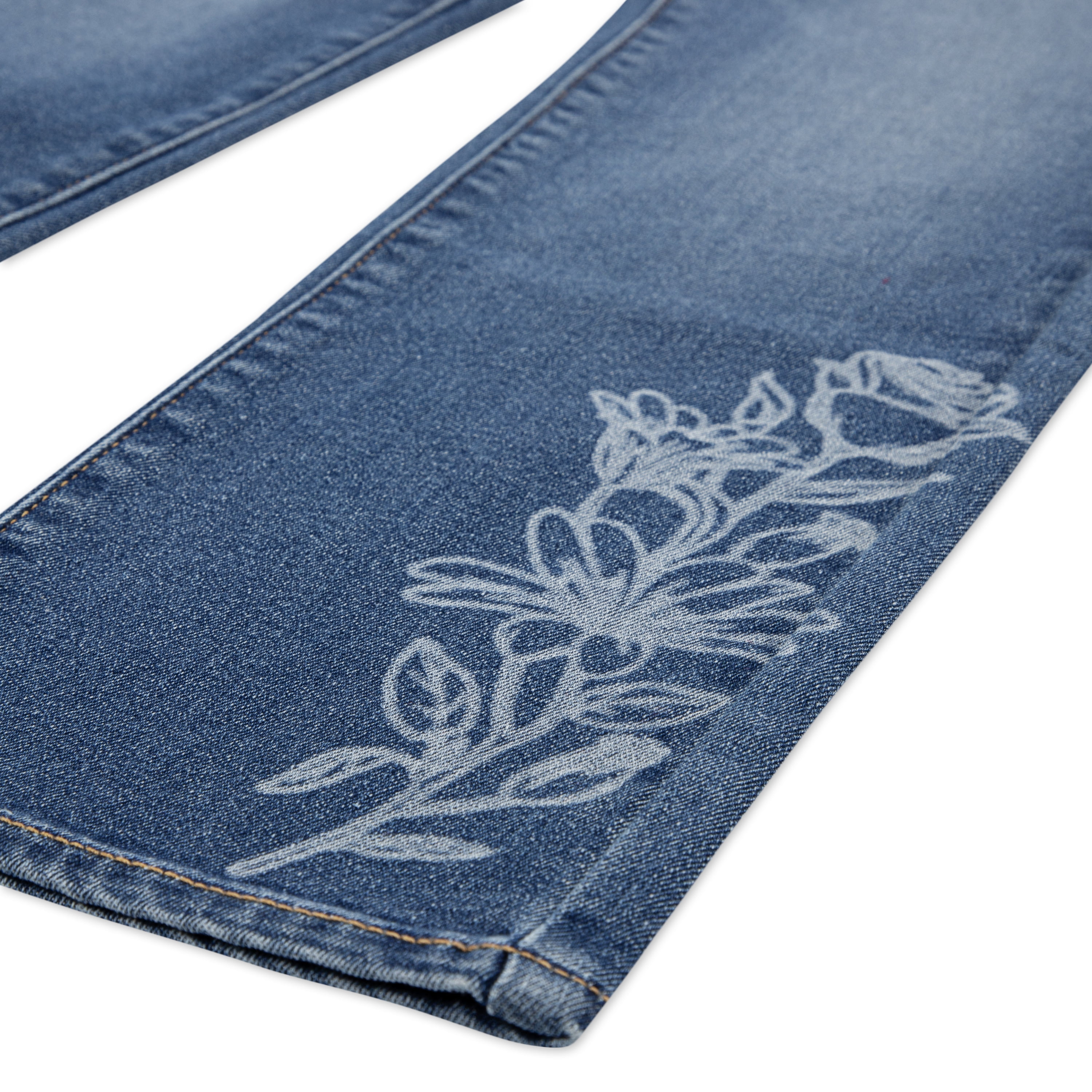 Levi Strauss Signature Girls Embroidered Star Straight Jeans, Sizes 5-18