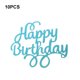 thumbnail image 4 of Matsuzay 10 piezas de adornos para cupcakes, diseño de tarjeta de inserción, decoración de postres de cumpleaños, celebración del hogar, Decoración del hogar Cielo azul, 4 of 6