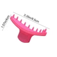 thumbnail image 3 of Linnome Cake Wave Decorating Comb Single Plastic Tool for Buttercream Icing Texture and Border Making 3.3x1.6in Hot pink, 3 of 8