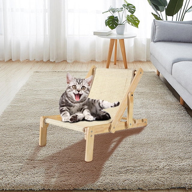 Sillón Para Gatos, Hamaca De Pie Para Gatos, Cama Para Perros, Conejos, Animales Pequeños Yinane Cama de salón para gatos