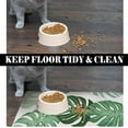 thumbnail image 4 of Dog Food Mats for Floors Super Absorbent, Pet Cat Food Mat - Non Slip Dog Bowl Mats for Food and Water, Eco-Friendly Boho Dog Placemats Feeding Mat, 4 of 6