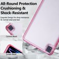 thumbnail image 3 of Allytechgroup Clear Case for iPad Pro 11 Inch (2022/2021/2020/2018), iPad Air 5/4 (10.9-Inch), Slim Lightweight Hard PC Case Anti Yellowing Full Body Protection Shockproof and Anti-Scratch, Pink, 3 of 7