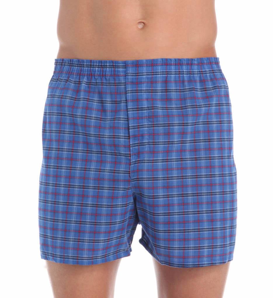 Fruit of the Loom Men's Tartan Boxer, Assorted, MediumPack of 5