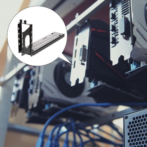 Support De Carte Graphique – Support De Carte Graphique En Forme De L, Accessoire D'ordinateur Polyvalent Pour Lieu De Travail, Dortoir, école