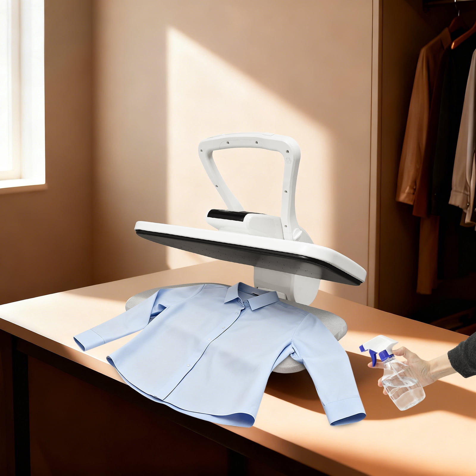 TFCFL 26" Steam Press with 5 Modes Fabric Settings Fabric Steam Press Machine Steam Ironing Press Machine 1600W