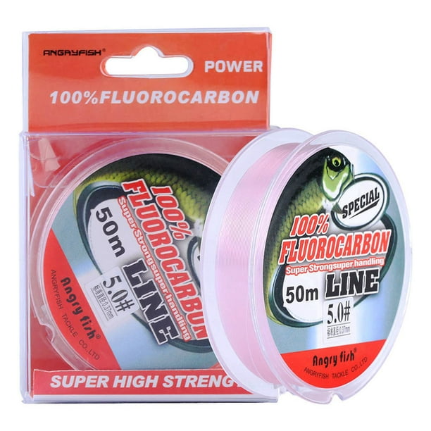 Bingirl 2-30lb Fluorocarbon Fishing Line Invisible Abrasion-resistant  Underwater Fast Sinking Ultralow Stretch Fishing Wire