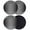 Black, variant on Modern Purple Coasters Set of 2, Abstract Diamond Luxury Gradient Absorbent Coasters for Drinks, Coaster for Bar Office Dining Coffee Table Accessories Decor, Non Slip Round Desk Coaster