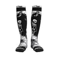 thumbnail image 3 of Compression Socks for Women and Men - Skeleton Wave Artwork Compression Socks Circulation for Workout, 3 of 8