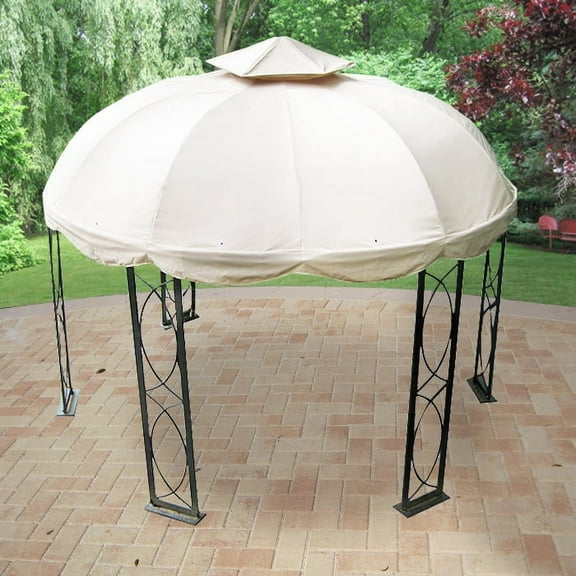 Garden Winds Replacement Canopy Top for the Lowes 12ft Round Gazebo - Riplock 350
