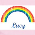thumbnail image 2 of CafePress - Lucy Vintage Rainbow Infant Bodysuit - Baby Light Bodysuit, Size Newborn - 24 Months, 2 of 4