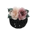 thumbnail image 1 of Flmtop Filet Élastique Élégant pour Cheveux Femmes Ruban Fleurs Perles Filet Chignon Accessoires de Coiffure, 1 of 10