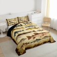 thumbnail image 3 of Feelyou Cartoon Pike Fish Bedding Comforter Set for Teens, Hunting and Fishing Twin Comforter Sets, Rustic Farmhouse Life Reversible Bedding Set, Lightweight Room Decor, 2-Piece, 3 of 8