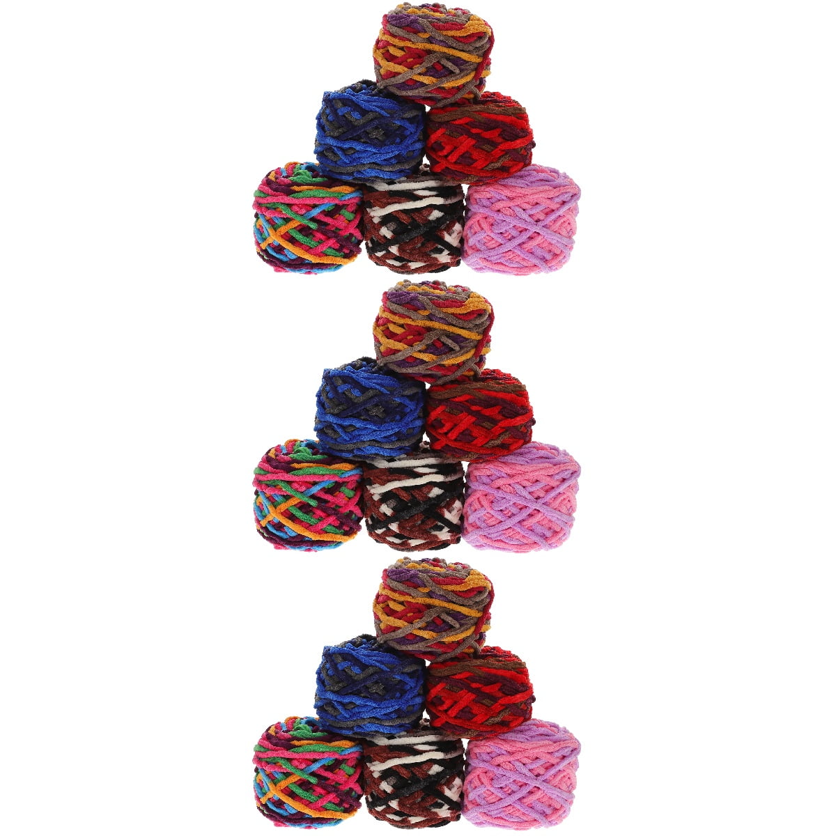 MLINS 18 Rolls Chunky Knitting Yarn for Crochet, Sweaters, Scarves, and Crafting Supplies, Soft Thick Crochet Thread