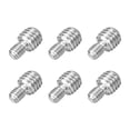 thumbnail image 1 of Uxcell Lot de 6 M6x10mm à M10x10mm Double Extrémité Tige Filetée en Acier Inoxydable 304, 1 of 6