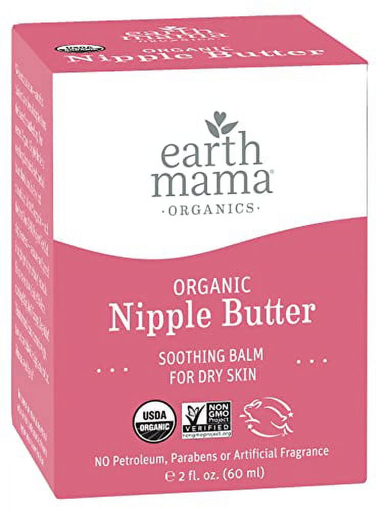 Organic Nipple Butter for Breastfeeding Mothers | Lanolin Free Nipple  Cream, Safe for Nursing Moms & Babies | No Need to Wash Balm for Dry Skin 