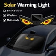 thumbnail image 4 of Solar Powered Devils Eyes LED Car Light, Devil Eyes Lights Dynamic Windshield Ambient Lamp with Vibration & Light Sensor, USB-C Rechargeable, 5 Modes, Suction Mount, 4 of 6