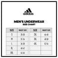 thumbnail image 4 of Calzoncillo bóxer adidas de microfibra para hombre, paquete de 3, color negro/ónix XXL, 4 of 5