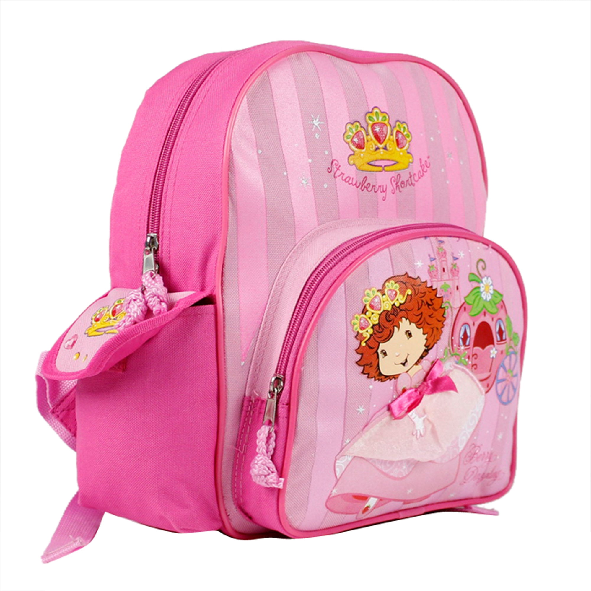 12" Small Strawberry Shortcake Backpack - Berry Dazzling Princess Girls Book Bag