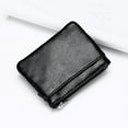 thumbnail image 3 of BE-TOOL Mini Pouch Wallet with Key Ring Zipper Multifunctional Card Case Leather Coin Purse for Men Women Gifts Black, 3 of 7