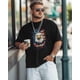 thumbnail image 3 of Men's T-Shirt Eagle American Flag Graphic Tees Cotton Crew Neck Men's Short Sleeve Basic Tshirts, 3 of 7