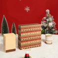 thumbnail image 2 of Vggrvlo Christmas Wrapping Paper Roll 28 Wrapping Paper Papercraft Snowmen, Candy Canes, Tree, Socks, Snowflakes, Happy New Year Bulk Wrapping Paper for Christmas, Holiday, Party Brown, 2 of 6