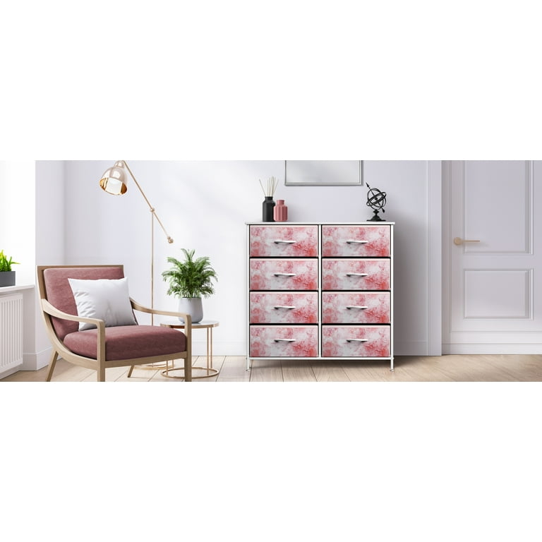 Sorbus Dresser with 8 Drawers - Furniture Storage Chest Tower Unit for  Bedroom, Hallway, Closet, Office Organization Steel Frame, Wood Top, Easy  Pull