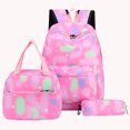 thumbnail image 4 of 3 Unids/set Bolso Ordenador Gran Capacidad Nailon para Mujer Regalo () Rosa, 4 of 6